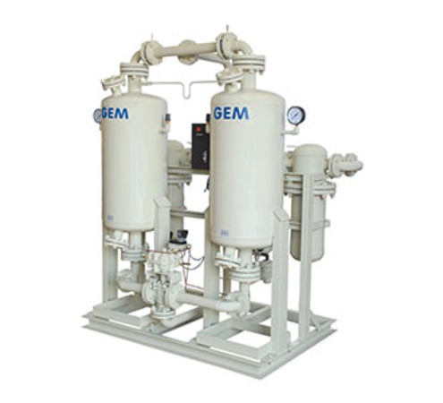 Desiccant Compressed Air Dryer- Gem Equipments | Desiccant Air Dryer
